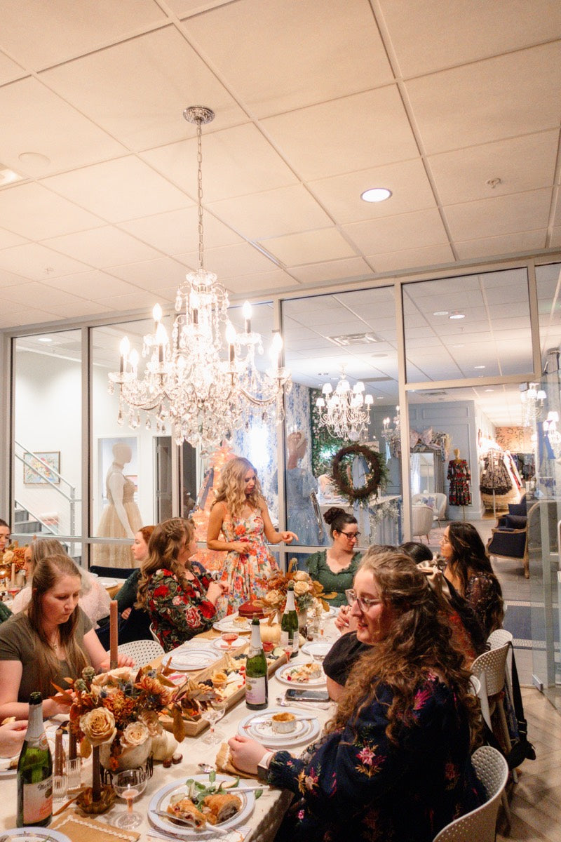 Guests at a JessaKae showroom event